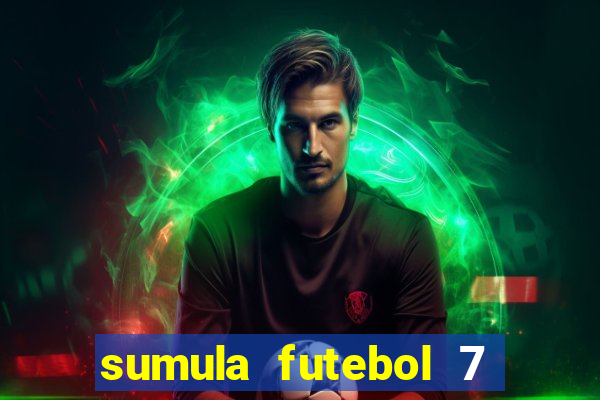 sumula futebol 7 society excel